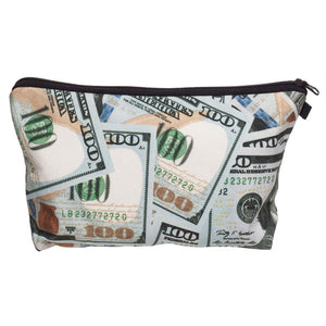 Money Makeup Bag